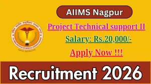 AIIMS Nagpur Project Technical support II Recruitment 2026 - Apply Online