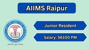 AIIMS Raipur Junior Resident Recruitment 2026 – Walk in for 40 Posts