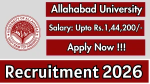 Allahabad University Pt Deen Dayal Upadhyaya Chair Recruitment 2026 - Apply Offline