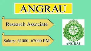 ANGRAU Research Associate Recruitment 2026 – Walk in