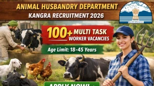 Animal Husbandry Department Kangra Multi Task Worker Recruitment 2026 - Apply Offline for 122 Posts