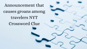 Announcement that causes groans among travelers NYT Crossword Clue