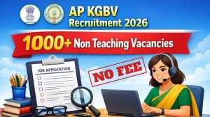 AP KGBV Non Teaching Recruitment 2026 - Apply Offline for 1095 Posts