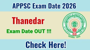 APPSC Thanedar Exam Date 2026 Out at psc.ap.gov.in Check Details Here