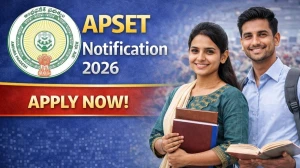 APSET Recruitment Notification 2026 (Short Notice) - Apply Online