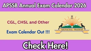 APSSB Annual Exam Calendar 2026 Released - Check Schedule & Details