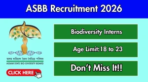 ASBB Biodiversity Interns Recruitment 2026 - Apply Offline for 60 Posts