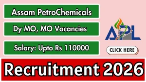 Assam PetroChemicals Recruitment 2026 – Walk in for Dy Medical Officer, Medical Officer Posts
