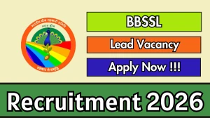 BBSSL Lead Recruitment 2026 - Apply Offline