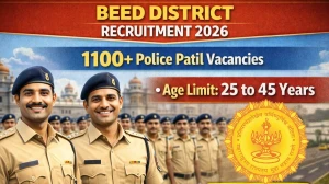 Beed District Police Patil Recruitment 2026 - Apply Online for 1178 Posts