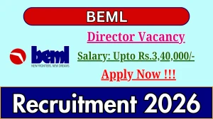 BEML Director Recruitment 2026 - Apply Online