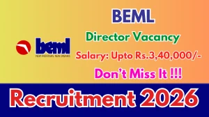 BEML Director Recruitment 2026 - Apply Online