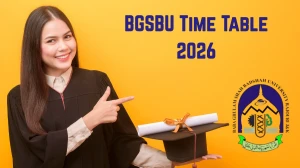 BGSBU Time Table 2026 Announced For MCA @ bgsbu.ac.in Details Here
