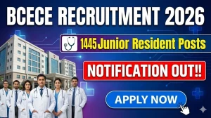 Bihar BCECE Junior Resident Recruitment 2026 - Apply Online for 1445 Posts