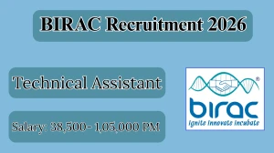 BIRAC Technical Assistant Recruitment 2026 – Apply Online