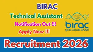 BIRAC Technical Assistant Recruitment 2026 - Apply Online for 01 Posts