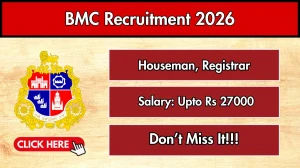 BMC Recruitment 2026 - Apply Offline for 20 Houseman, Registrar Posts