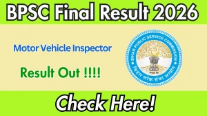 BPSC MVI Final Result 2026 OUT - Download Scorecard @bpsc.bihar.gov.in