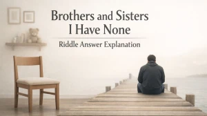 Brothers and Sisters I Have None Riddle Answer Explanation