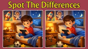 Can You Spot 3 Differences Between the Boy Reading Book Pictures in 12 Seconds?