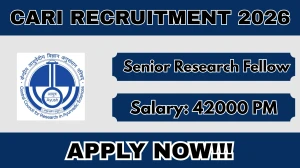 CARI Senior Research Fellow Recruitment 2026 – Walk in