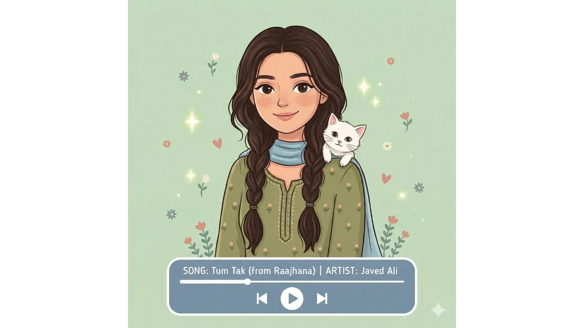 6 Must-Try Google Gemini AI Prompts to Create Cute Spotify-Style Cartoon Music Player Cards Portraits