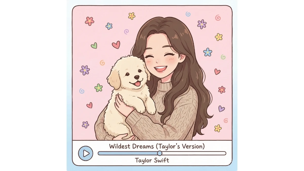 6 Must-Try Google Gemini AI Prompts to Create Cute Spotify-Style Cartoon Music Player Cards Portraits