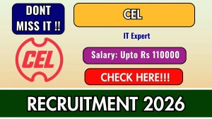 CEL IT Expert Recruitment 2026 - Apply Offline