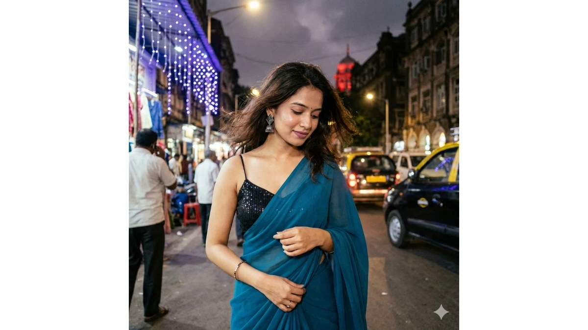 10 Trending Google Gemini AI Photo Editing Prompts for Girls to Create Luxury Cinematic Saree Portraits