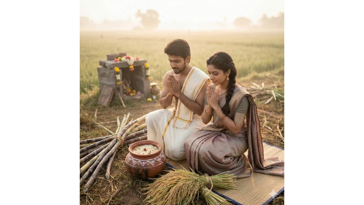 10 Google Gemini Pongal 2026 Special AI Photo Editing Prompts for Couples to Create Festive Traditional Portraits
