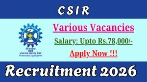 CSIR Innovation Complex Mumbai Recruitment 2026 - Apply Offline for 10 Project Associate, Project Scientist and More Posts