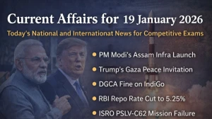Current Affairs for 19 January 2026