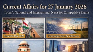 Current Affairs for 27 January 2026