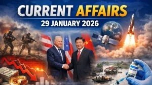 Current Affairs for 29 January 2026