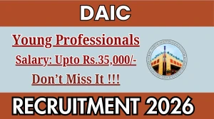 DAIC Young Professionals Recruitment 2026 – Walk in