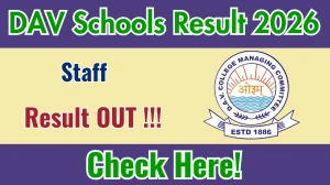 DAV Schools Staff Result 2026 OUT - Download PEC (Provisional Eligibility Card)