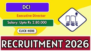 DCI Executive Director Recruitment 2026 - Apply Online