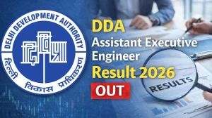 DDA Assistant Executive Engineer Result 2026 OUT (Direct Link) - Download Merit List PDF @dda.gov.in