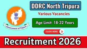 DDRC North Tripura Recruitment 2026 - Apply Offline for 09 Mobility Instructor, MPRW and Other Posts