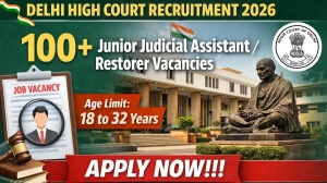 Delhi High Court Recruitment 2026 - Apply Online 152 Junior Judicial Assistant (JJA) / Restorer Vacancies Delhi High Court Recruitment 2026 - Apply Online 152 Junior Judicial Assistant (JJA) / Restorer Vacancies