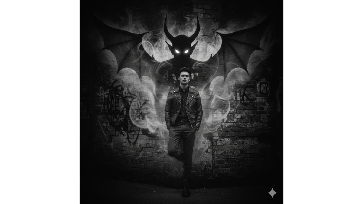 10 Trending ChatGPT Photo Editing Prompts to Create Cinematic Black-and-White Devil Shadow Portraits