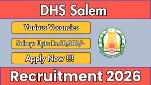 DHS Salem Recruitment 2026 - Apply Offline for 03 Medical Officer, Pharmacist And More Posts