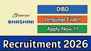DIBD Language Expert Recruitment 2026 - Apply Online