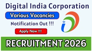Digital India Corporation Recruitment 2026 - Apply Online for 03 Senior Developer, Data Analyst And More Posts