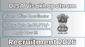 DLSA Visakhapatnam Front Office Coordinator Recruitment 2026 - Apply Offline