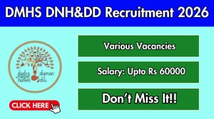 DMHS DNH and DD Recruitment 2026 - Apply Offline for 07 Pharmacist, Yoga Instructor and Other Posts