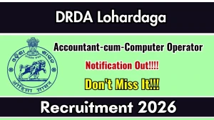 DRDA Lohardaga Accountant-cum-Computer Operator Recruitment 2026 – Apply Online