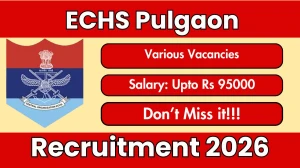 ECHS Pulgaon Recruitment 2026 - Apply Offline for 16 Peon, Chowkidar and Other Posts