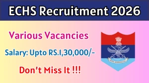 ECHS Recruitment 2026 - Apply Offline for 26 Medical Officer, Peon And More Posts