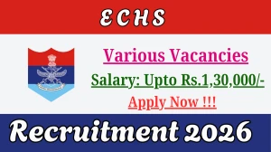ECHS Recruitment 2026 - Apply Offline for 56 DEO, Clerk And More Posts